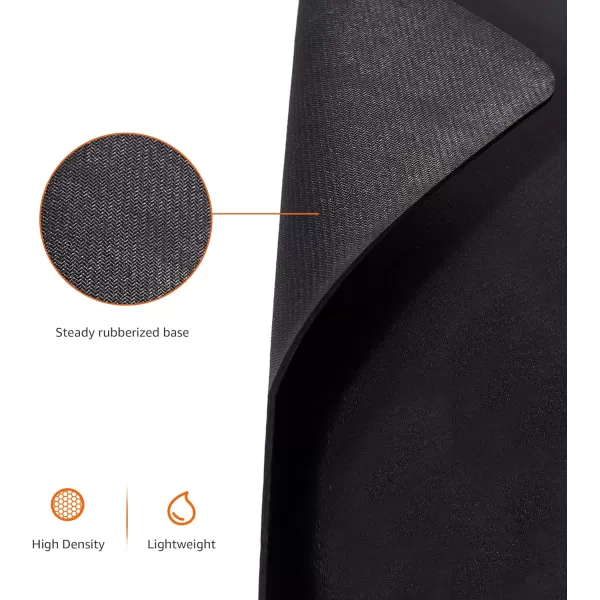 Amazon Basics Large Extended Computer Rectangular Mouse Pad BlackExtended