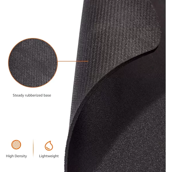 Amazon Basics Large Extended Computer Rectangular Mouse Pad BlackSmall