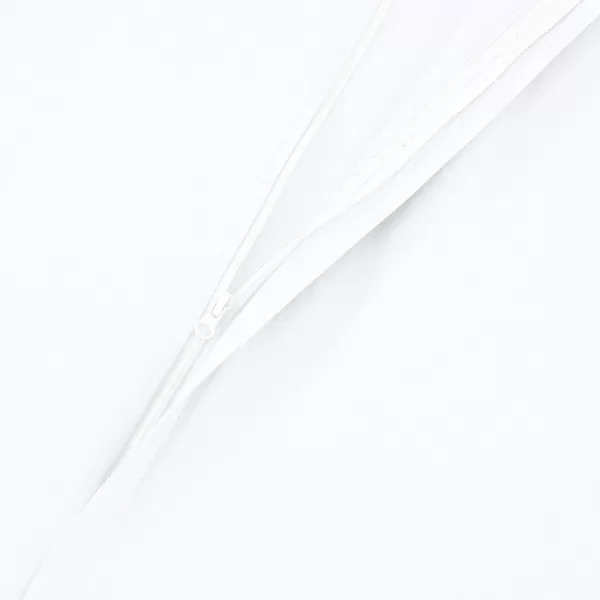 Amazon Basics Lightweight Microfiber 2Piece Duvet Cover Set with Zipper Closure TwinTwin XL Bright White Solid  Pack of 4Bright White