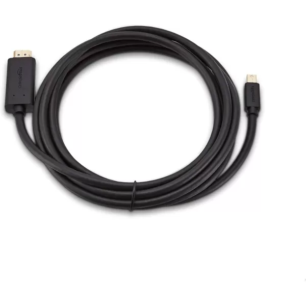 Amazon Basics Mini DisplayPort to HDMI Display Adapter Cable  6 Feet Case of 52 Black10Feet