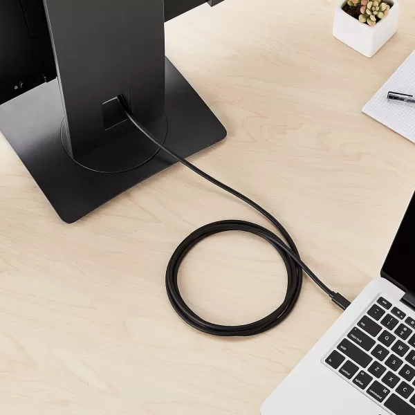 Amazon Basics Mini DisplayPort to HDMI Display Adapter Cable  6 Feet Case of 52 Black6Feet