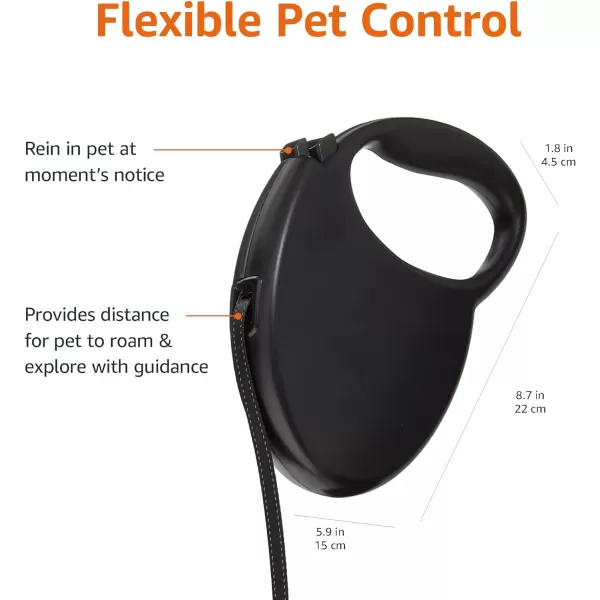 Amazon Basics Retractable Dog Leash Small  16ftLarge  24ft