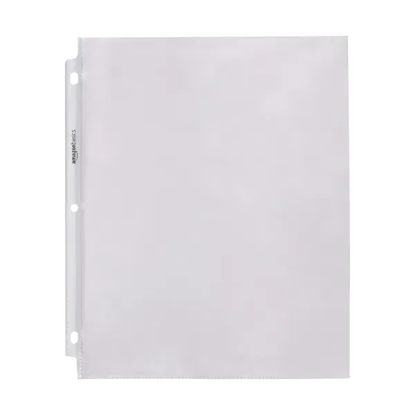 Amazon Basics Sheet Protector Heavy Duty 100 Pack Clear200  Pack