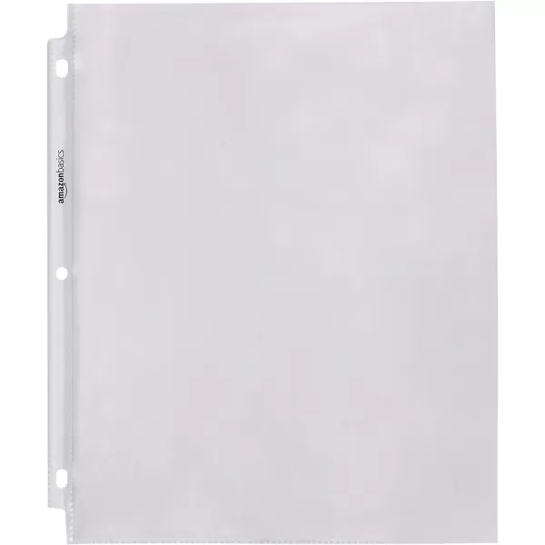 Amazon Basics Sheet Protector Heavy Duty 100 Pack Clear500  Pack