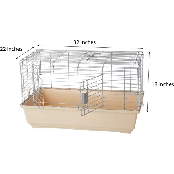 Amazon Basics Top Access Small Animal Ferret Cage Habitat With Accessories Jumbo Multicolor 486L x 266W x 206H317L x 218W x 181H
