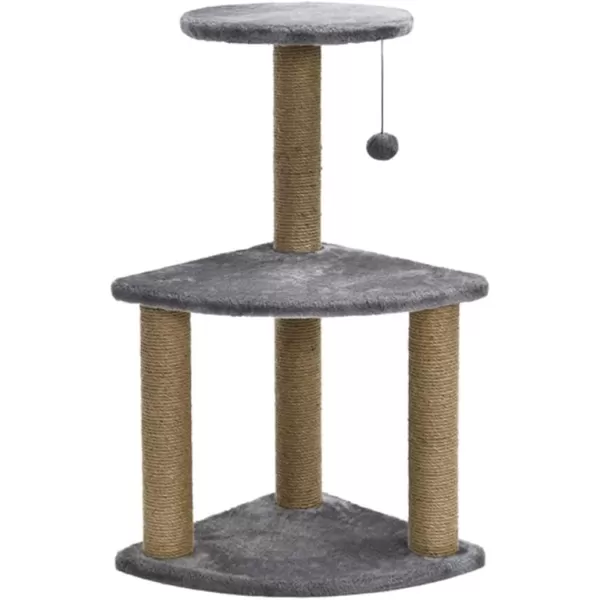 Amazon Basics Top Platform Cat Tree With Scratching Post  18 x 14 x 22 Inches BeigeGray Medium