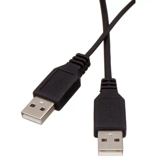 Amazon Basics USB Wired Computer Keyboard QWERTY and Mouse Bundle Pack blackSingle