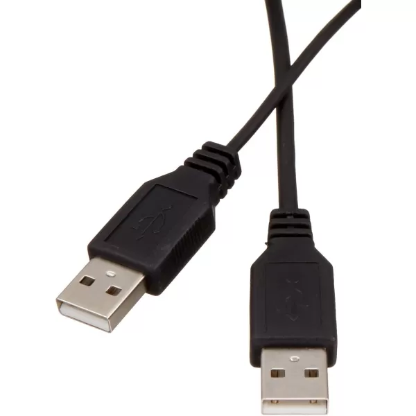Amazon Basics USB Wired Computer Keyboard QWERTY and Mouse Bundle Pack blackSingle