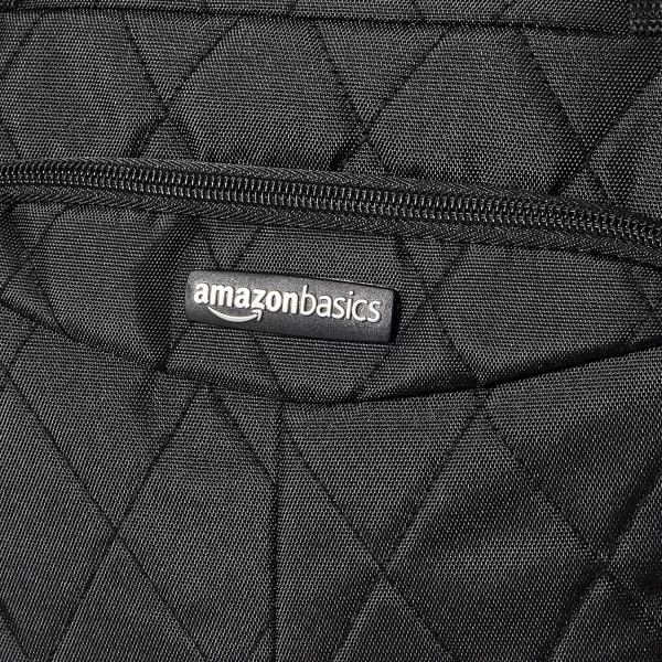 Amazon Basics Underseat CarryOn Rolling Travel Luggage Bag 14 Inches Navy BlueBlack