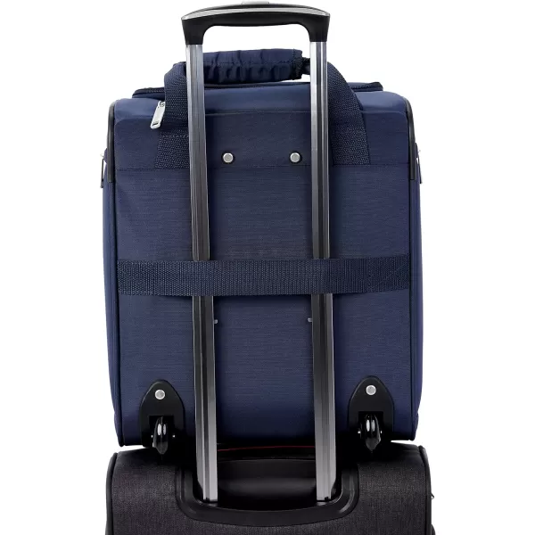 Amazon Basics Underseat CarryOn Rolling Travel Luggage Bag 14 Inches Navy BlueNavy