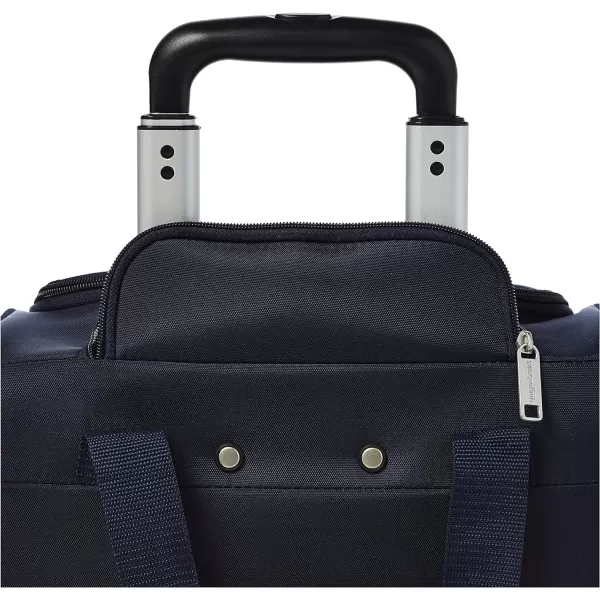 Amazon Basics Underseat CarryOn Rolling Travel Luggage Bag 14 Inches Navy BlueNavy Blue
