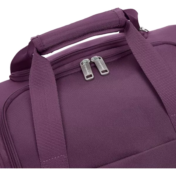 Amazon Basics Underseat CarryOn Rolling Travel Luggage Bag 14 Inches Navy BluePurple