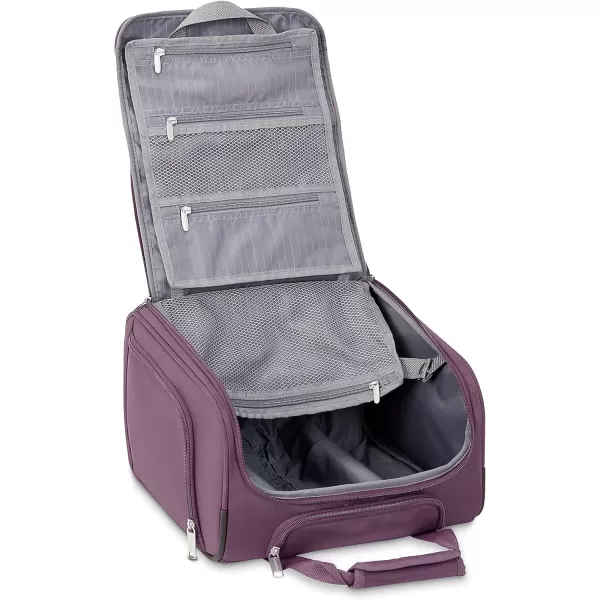 Amazon Basics Underseat CarryOn Rolling Travel Luggage Bag 14 Inches Navy BluePurple