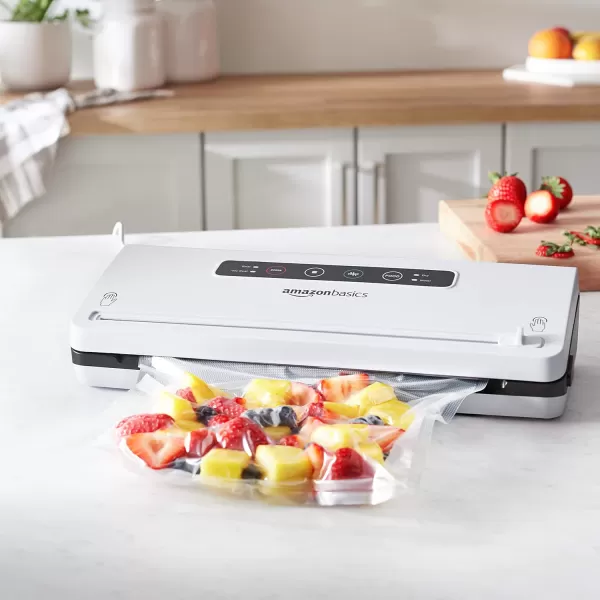 Amazon Basics Vacuum Seal System WhiteWhite