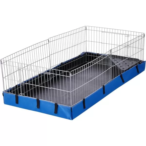 Amazon Basics Canvas Bottom Guinea Pig Pet Cage with Divider Set Black 4764L x 2421W x 1398H4665L x 1378W x 2362H