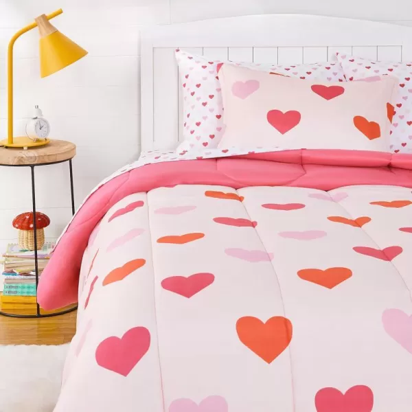 Pink Hearts Twin