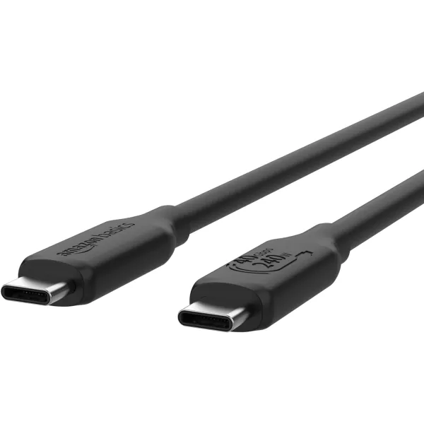 Amazon Basics  40 Fast Charger Cable USBC to USBC  40nbspGbps Speed 8K Video USBIFCertified Thunderbolt for Apple iPhonenbsp15 iPad Samsung Galaxy Tablets Laptops 1nbspm BlackAmazon Basics  40 Fast Charger Cable USBC to USBC  40nbspGbps Speed 8K Video USBIFCertified Thunderbolt for Apple iPhonenbsp15 iPad Samsung Galaxy Tablets Laptops 1nbspm Black