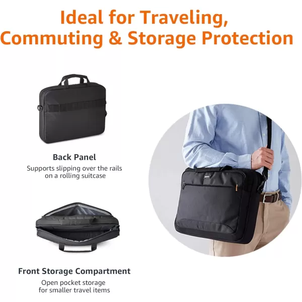 Amazon Basics 14Inch Tablet Bag Black156 Inch 10pack