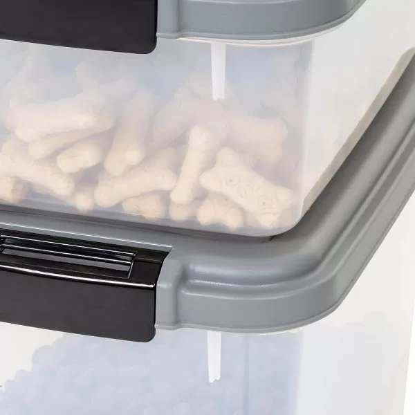 Amazon Basics 3Piece Airtight Dog Food Storage Container Combo with Scoop 33 QT  12 QT33 QT  12 QT