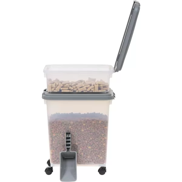 Amazon Basics 3Piece Airtight Dog Food Storage Container Combo with Scoop 33 QT  12 QT33 QT  12 QT
