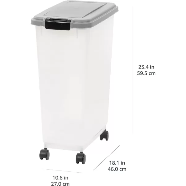 Amazon Basics Airtight Dog Food Storage Container with Scoop 69 QT47 QT