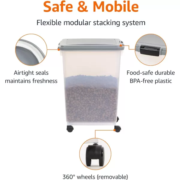 Amazon Basics Airtight Dog Food Storage Container with Scoop 69 QT69 QT