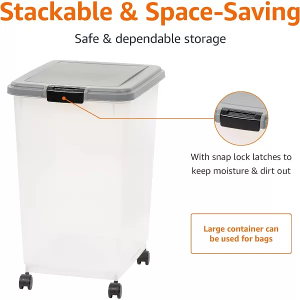 Amazon Basics Airtight Dog Food Storage Container with Scoop 69 QT69 QT