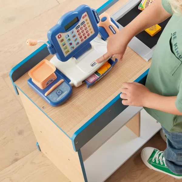 Amazon Basics Grocery Store Checkout Counter Kids Supermarket Pretend Play Store Gift for Age 3YAmazon Basics Grocery Store Checkout Counter Kids Supermarket Pretend Play Store Gift for Age 3Y