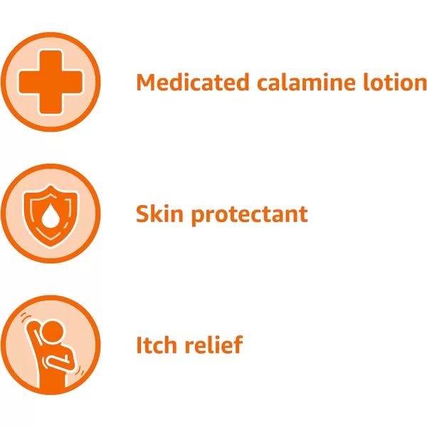 Amazon Basics Medicated Calamine AntiItch Lotion Analgesic Skin Protectant Unflavored Lightly scented 6 Fl Oz Pack of 1 Previously Solimo6 Fl Oz Pack of 1