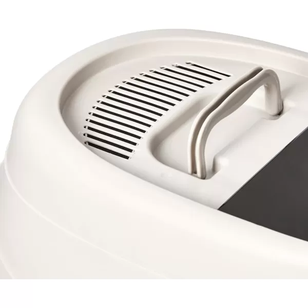 Amazon Basics NoMess Hooded Cat Litter Box Large Multicolor 24 in x 18 in x 17 inLarge