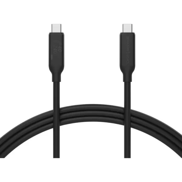 Amazon Basics  40 Fast Charger Cable USBC to USBC  40nbspGbps Speed 8K Video USBIFCertified Thunderbolt for Apple iPhonenbsp15 iPad Samsung Galaxy Tablets Laptops 1nbspm BlackAmazon Basics  40 Fast Charger Cable USBC to USBC  40nbspGbps Speed 8K Video USBIFCertified Thunderbolt for Apple iPhonenbsp15 iPad Samsung Galaxy Tablets Laptops 1nbspm Black