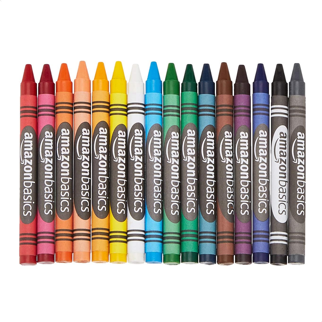 Amazon Basics Crayons  16 Assorted Colors 25Pack16Assorted colors 25 Count Pack of 1