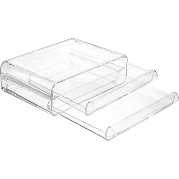 Amazon Basics 2Drawer Acrylic Beauty Organizer2Drawer