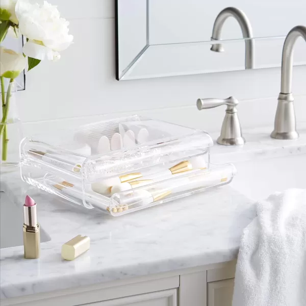 Amazon Basics 2Drawer Acrylic Beauty Organizer2Drawer