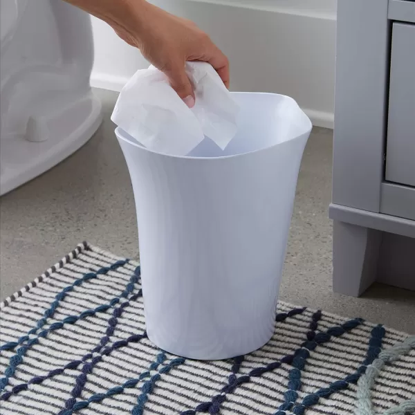 Amazon Basics 5Piece Bathroom Accessories Set Smooth GreySmooth White