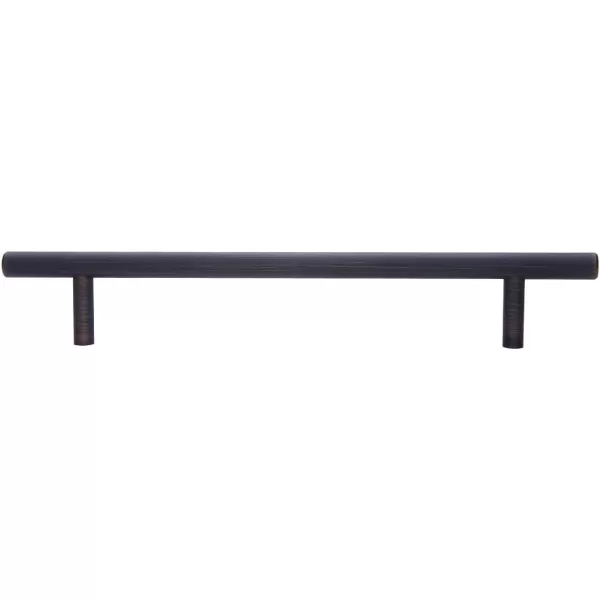 Amazon Basics Euro Bar Cabinet Handle 38inch Diameter 10inch Length 75inch Hole Center Satin Nickel 10Pack10 in Length 75 in Hole Center Oil Rubbed Bronze