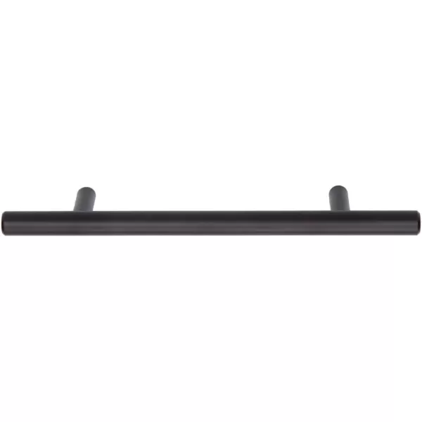 Amazon Basics Euro Bar Cabinet Handle 38inch Diameter 538inch Length 3inch Hole Center Flat Black 10Pack638 in Length 4 in Hole Center Flat Black