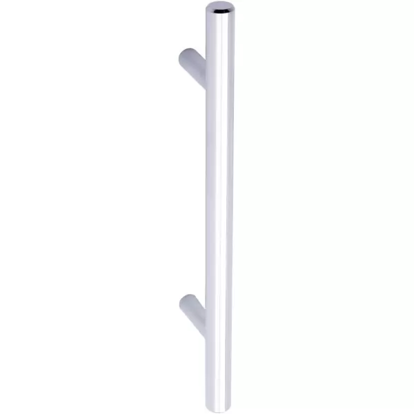 Amazon Basics Euro Bar Cabinet Handle 38inch Diameter 538inch Length 3inch Hole Center Flat Black 10Pack638 in Length 4 in Hole Center Polished Chrome