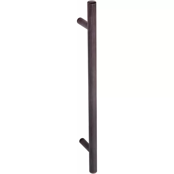 Amazon Basics Euro Bar Cabinet Handle 38inch Diameter 538inch Length 3inch Hole Center Satin Nickel 50Pack869 in Length 631 in Hole Center Oil Rubbed Bronze