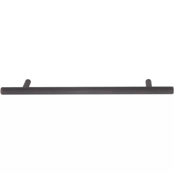 Amazon Basics Euro Bar Cabinet Handle 38inch Diameter 538inch Length 3inch Hole Center Satin Nickel 50Pack869 in Length 631 in Hole Center Oil Rubbed Bronze