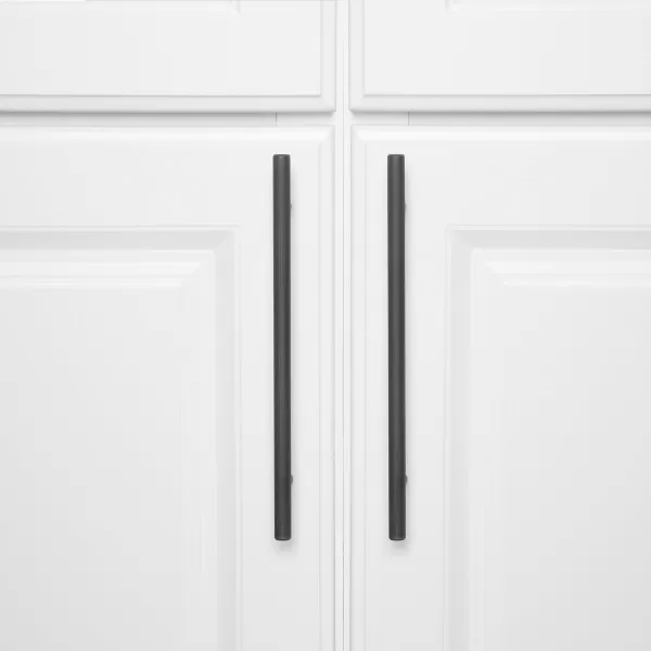 Amazon Basics Euro Bar Cabinet Handle 38inch Diameter 538inch Length 3inch Hole Center Satin Nickel 50Pack869 in Length 631 in Hole Center Oil Rubbed Bronze