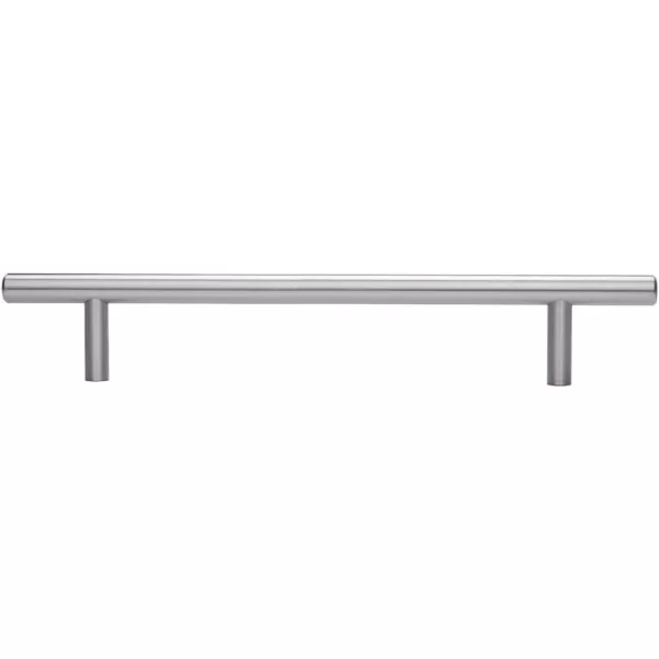 Amazon Basics Euro Bar Cabinet Handle 38inch Diameter 538inch Length 3inch Hole Center Satin Nickel 50Pack869 in Length 631 in Hole Center Satin Nickel