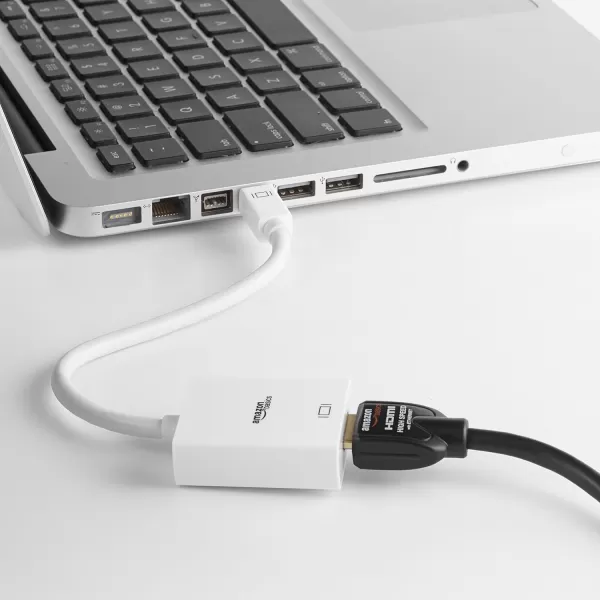 Amazon Basics Mini DisplayPort to HDMI Adapter WhiteAdapter Single 10pack