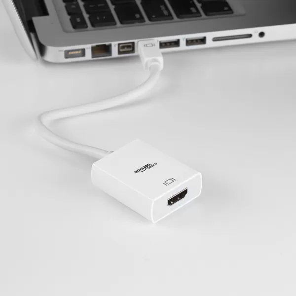 Amazon Basics Mini DisplayPort to HDMI Adapter WhiteAdapter Single 10pack