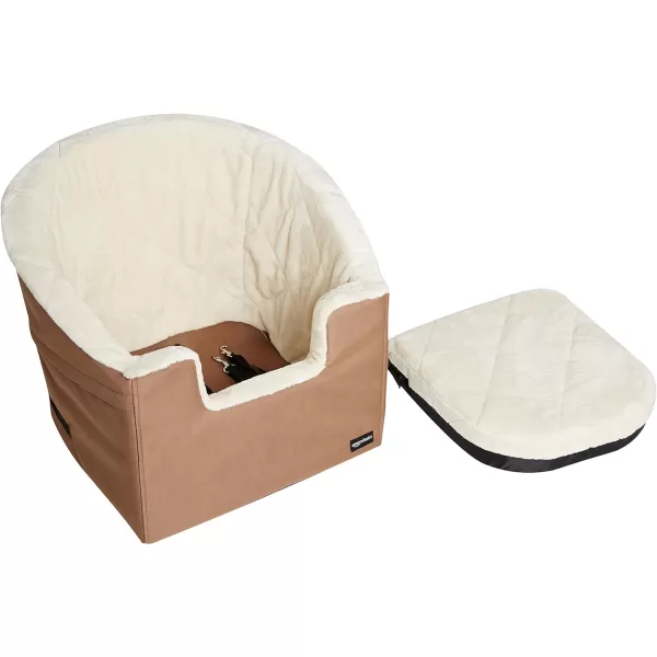 Amazon Basics Pet Car Booster Bucket Seat  18 x 22 x 16  TanTan Small