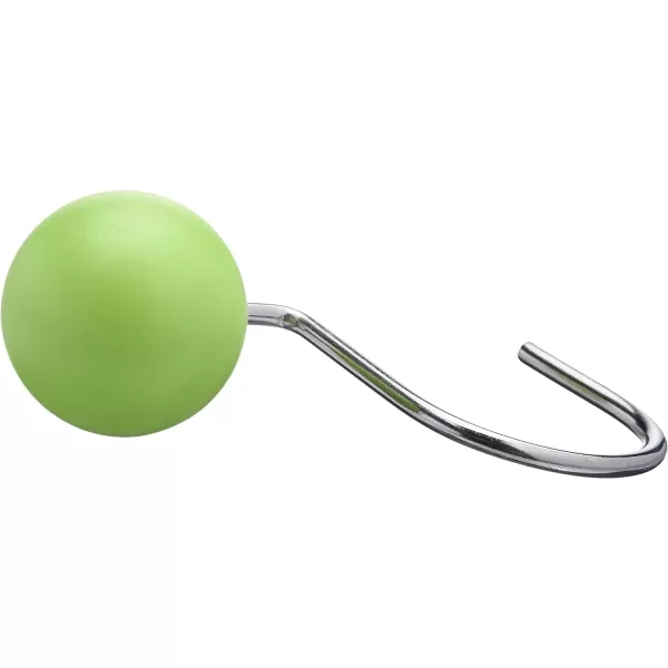 Amazon Basics Shower Curtain Hooks  Button PurpleGreen Round Ball