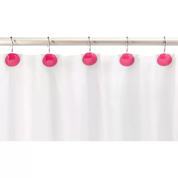 Amazon Basics Shower Curtain Hooks  Button PurplePink Button