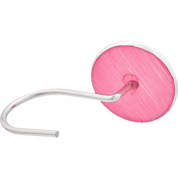 Amazon Basics Shower Curtain Hooks  Button PurplePink Button