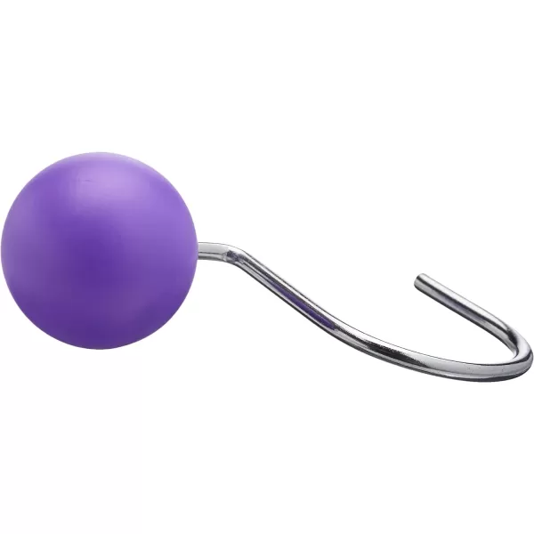 Amazon Basics Shower Curtain Hooks  Button PurplePurple Round Ball