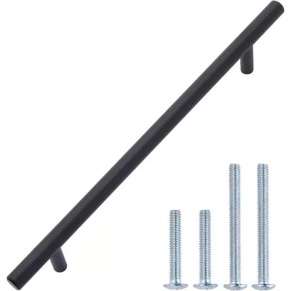 Amazon Basics Euro Bar Cabinet Handle 38inch Diameter 538inch Length 3inch Hole Center Satin Nickel 50Pack869 in Length 631 in Hole Center Flat Black